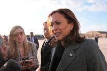 Democratic presidential nominee Vice President Kamala Harris. (AP Photo/Matt Rourke/Pool)