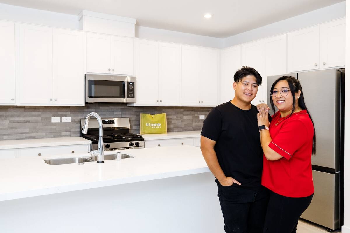 Tri Pointe homeowners, Rick Jason Cruz and Alyssa Cordero. (Tri Pointe)