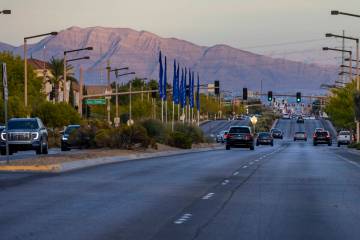 W. Charleston Boulevard eastbound near Desert Foothills Drive is to be part of the course for t ...