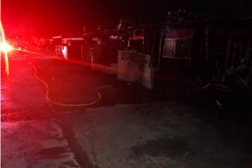 The Clark County Fire Department was notified about a house fire at 9457 South Las Vegas Blvd. ...