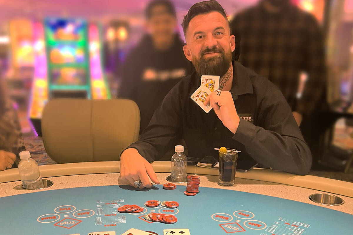 James Winstead of Texas won $203,000 after hitting the straight flush progressive jackpot on Ul ...