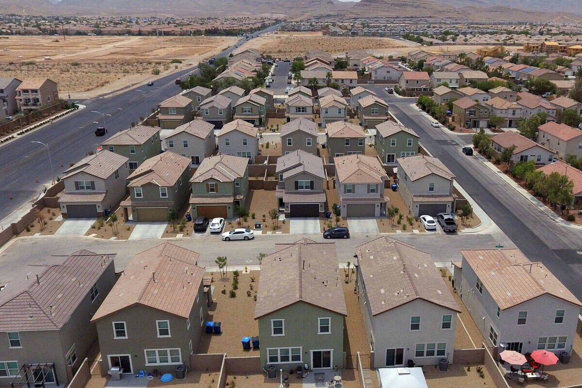 Gen Z can't seem to get into the housing market in Las Vegas. (Bizuayehu Tesfaye/Las Vegas Revi ...