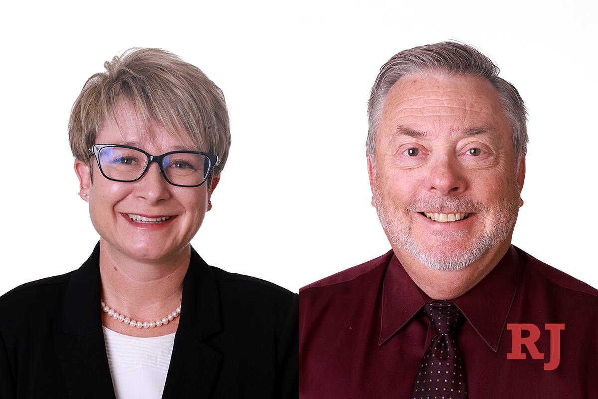 Candidates for District Court Family Judge Department N: Kerri Maxey, left, and Paul Gaudet. (K ...