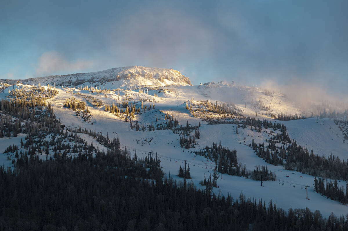 Brian Head Resort will begin skiing and snowboarding at 10 a.m. Friday, Nov. 8, 2024. (Brian He ...