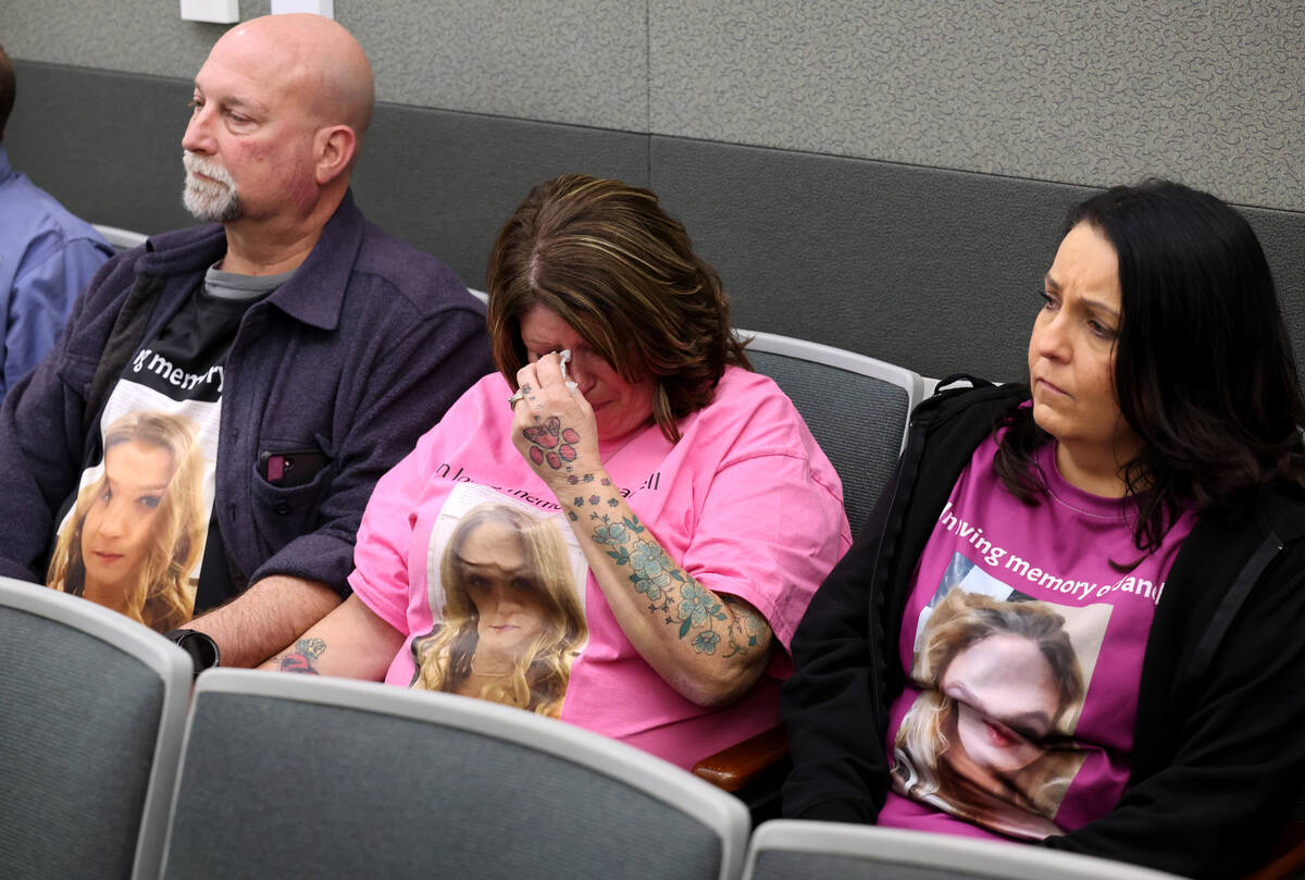 Wendy Calorusso, mother of murder victim Janell Bowen, gets emotional during sentencing for Fre ...