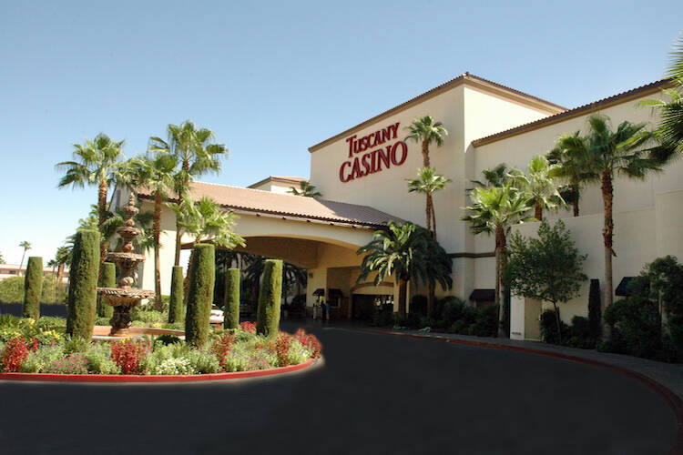 The exterior of Tuscany Suites & Hotel, 255 E. Flamingo Road. (Courtesy Tuscany Suites & Casino ...