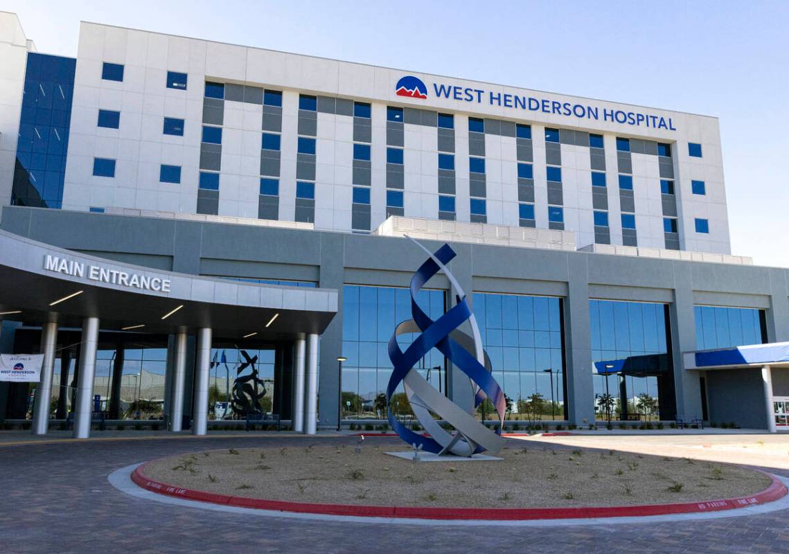 The new West Henderson Hospital is seen, on Friday, Nov. 15, 2024, in Henderson. (Bizuayehu Tes ...