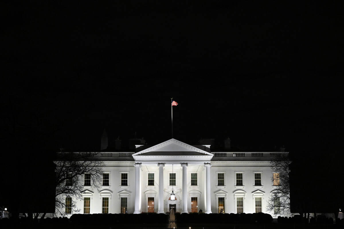 FILE - In this Jan. 23, 2019, file photo, a view of the White House in Washington, Wednesday, J ...