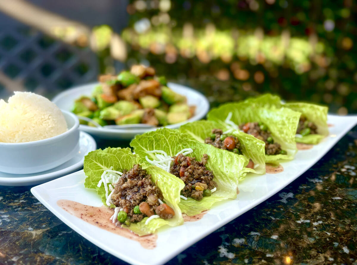 Spicy turkey wraps, a Thanksgiving season special from Pin Kao Thai Restaurant in Henderson. (P ...