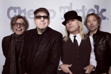 Cheap Trick, from left, Tom Petersson, Rick Nielsen, Robin Zander and Daxx Nielsen. (Wicked Cre ...