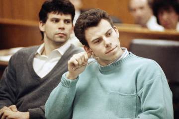 A preliminary hearing held in Beverly Hills, Calif., for Lyle, left, and Erik Menendez, was pos ...