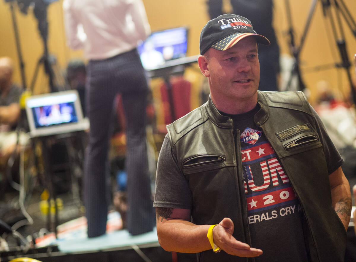 John Wayne Bobbitt attends the Nevada Republican Party election night watch party at the South ...