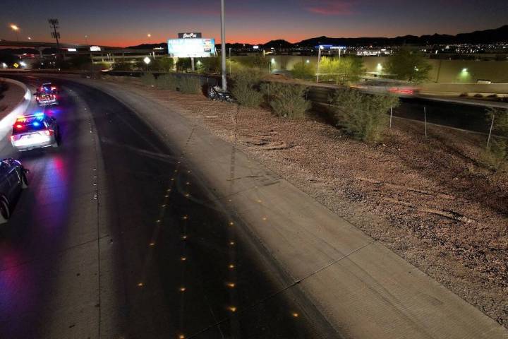 The Nevada Highway Patrol investigated a fatal single-vehicle crash early Wednesday morning nea ...