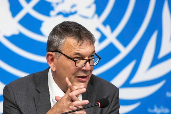 Philippe Lazzarini, Commissioner General of the United Nations Relief and Works Agency for Pale ...