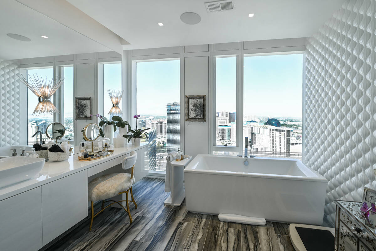 No. 8 on the list is 3750 Las Vegas Blvd., Unit 4303 for $10.5 million. Check out the view in t ...