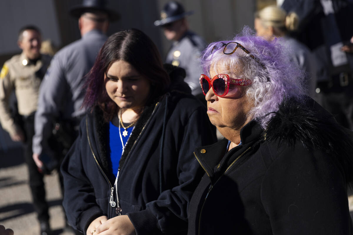 Denise Parish, right, who lost her husband, Adolph Weiss in a fatal crash caused by an impaired ...