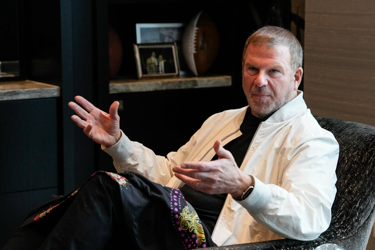 Tilman Fertitta meets with his executive hospitality team to discuss their upcoming infamous Ma ...