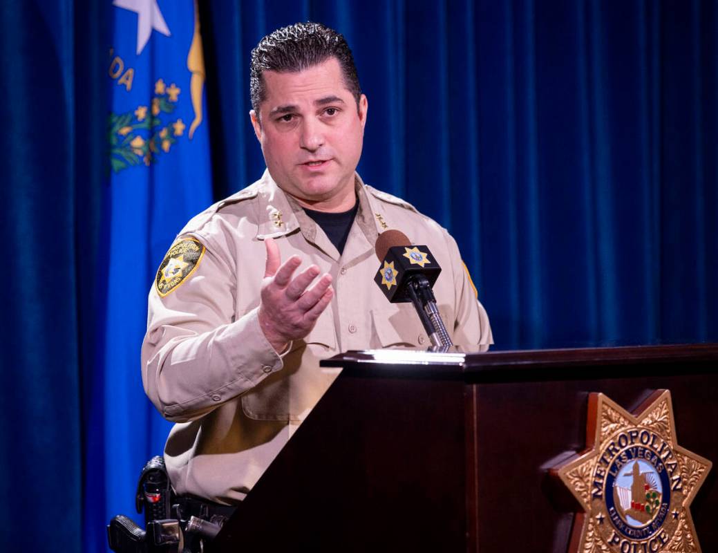 Metropolitan Police Department Assistant Sheriff Dori Koren speaks during a press conference ab ...