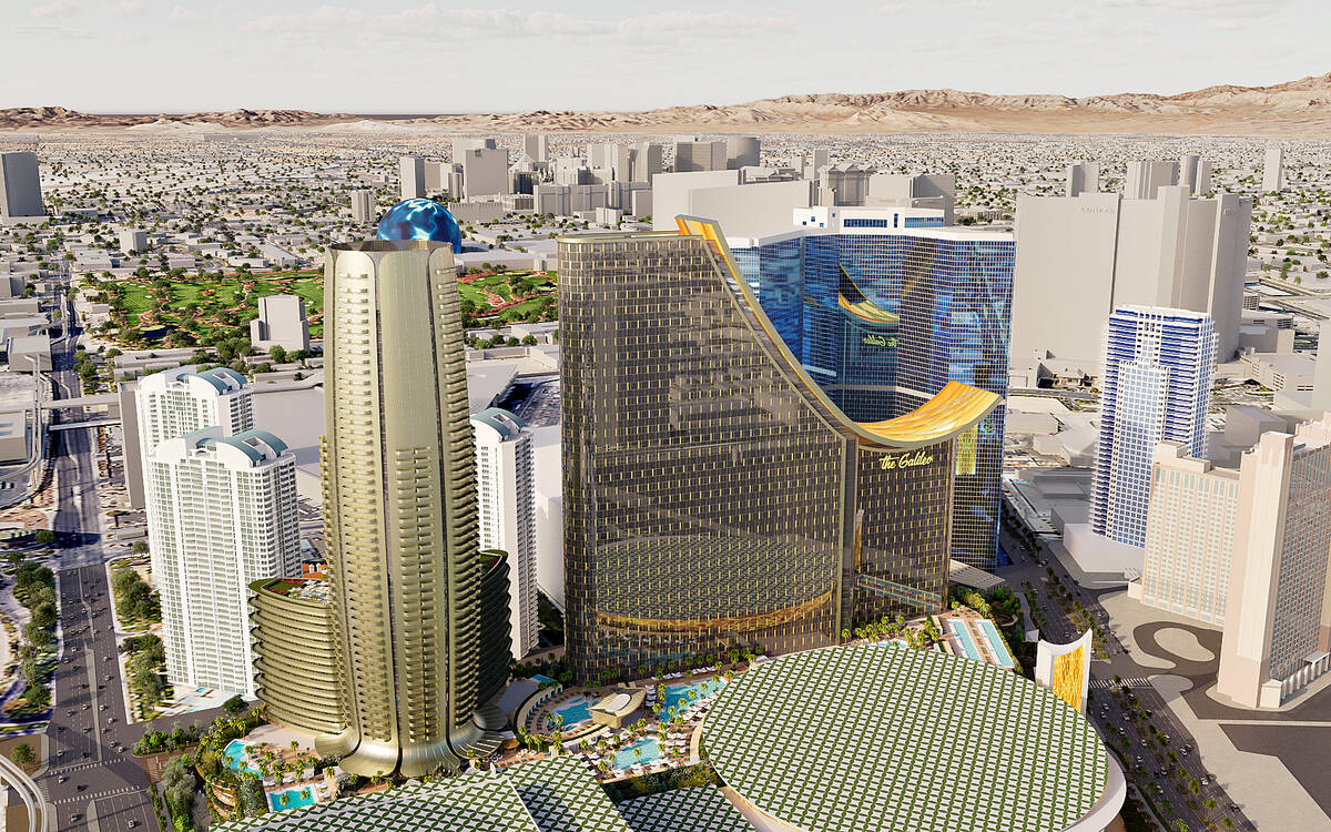 LVXP, a team of Las Vegas-based real estate developers, are planning a 752-foot, 2,605-unit hot ...