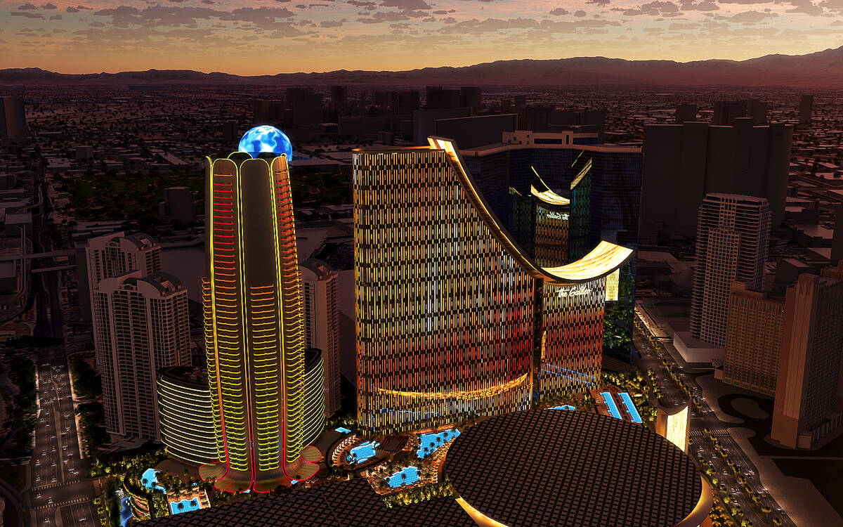 LVXP, a team of Las Vegas-based real estate developers, are planning a 752-foot, 2,605-unit hot ...