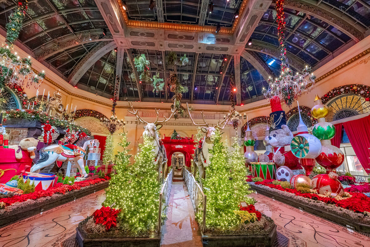 Celebrating the magic of the season, the Bellagio's Conservatory & Botanical Gardens is unveili ...