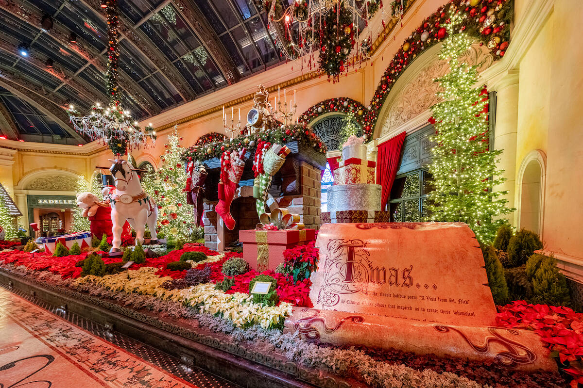 Celebrating the magic of the season, the Bellagio's Conservatory & Botanical Gardens is unveili ...