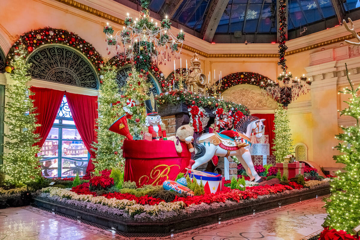 Celebrating the magic of the season, the Bellagio's Conservatory & Botanical Gardens is unveili ...