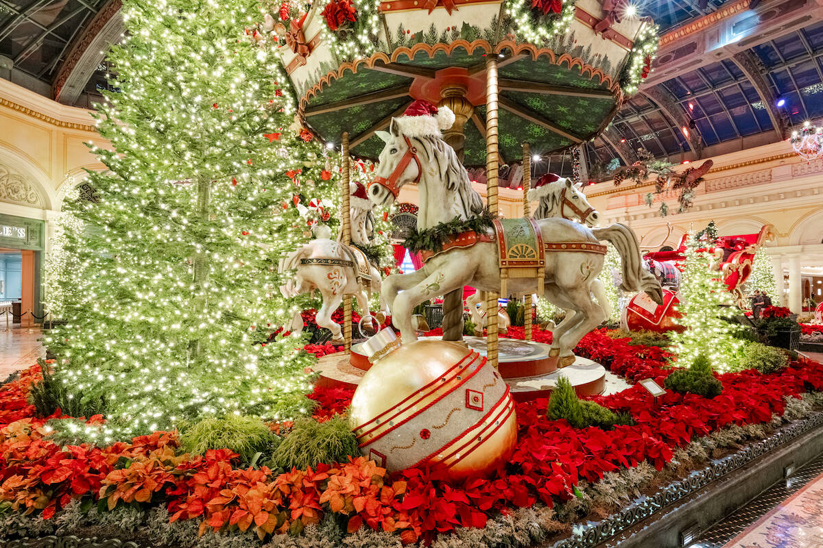 Celebrating the magic of the season, the Bellagio's Conservatory & Botanical Gardens is unveili ...