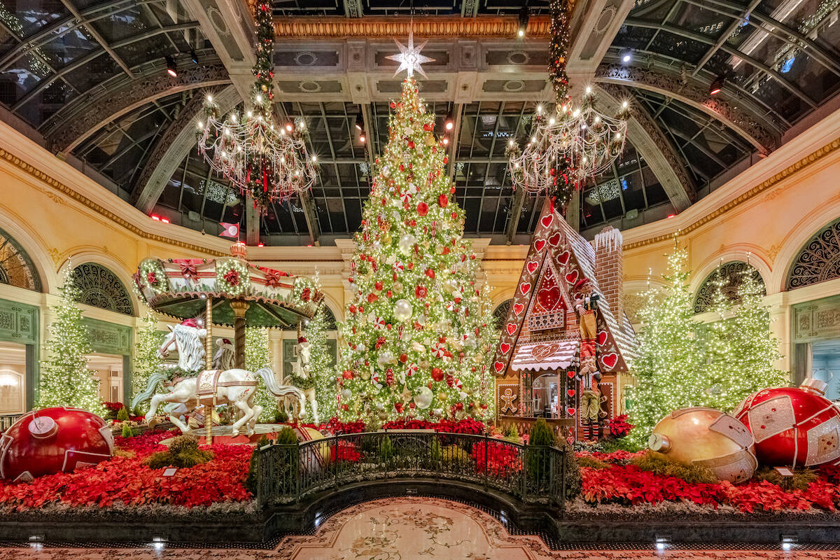 Celebrating the magic of the season, the Bellagio's Conservatory & Botanical Gardens is unveili ...