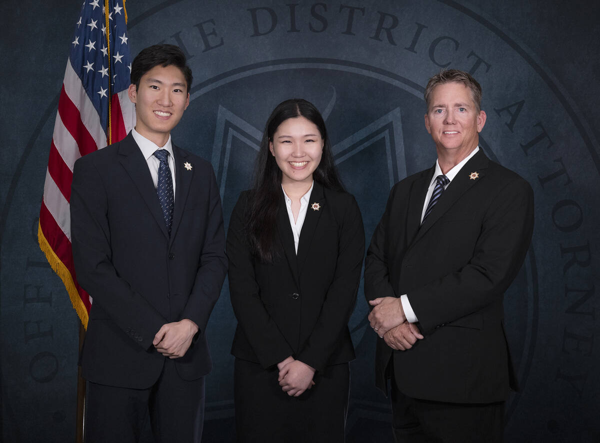 Sophia Park, center, is the youngest person to pass the California State Bar Exam. At 17 years ...