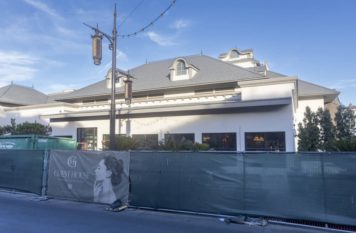 Construction continues on The Guest House at Town Square, Friday, Nov. 22, 2024, in Las Vegas. ...