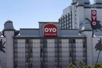 Oyo hotel-casino is seen in this Review-Journal file photo. (Bizuayehu Tesfaye/Las Vegas Review ...