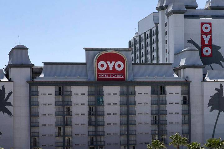 Oyo hotel-casino is seen in this Review-Journal file photo. (Bizuayehu Tesfaye/Las Vegas Review ...