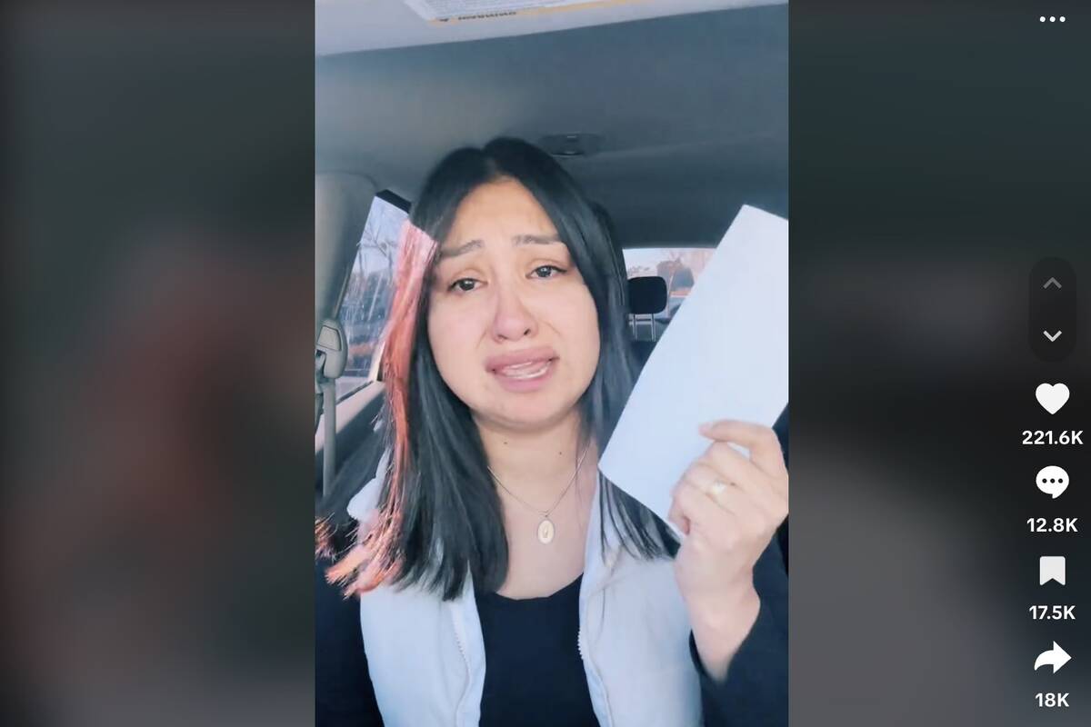 Sandy Escalante posted a video to TikTok after her daughter allegedly received a death threat f ...