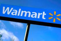 A Walmart store sign is visible from Route 28 Nov. 18, 2020, in Derry, N.H. (AP Photo/Charles K ...