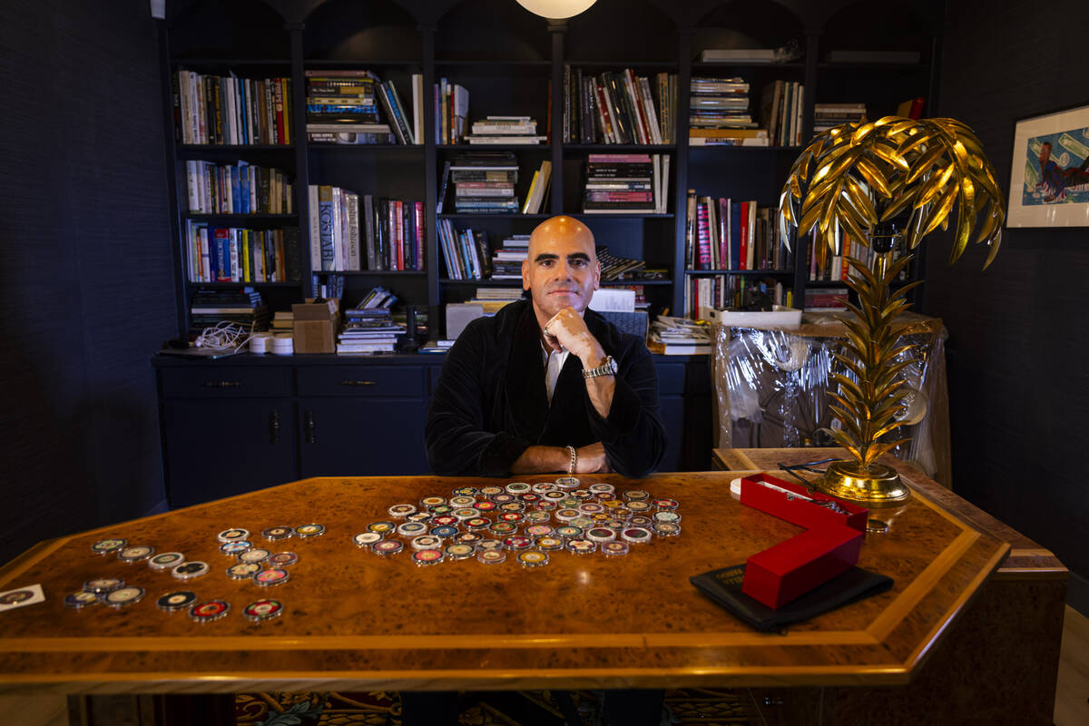 Ralph DeLuca, an art advisor and collector, poses for a portrait in his Scotch 80s home on Mond ...