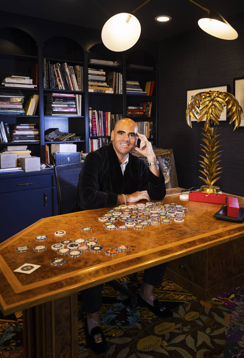 Ralph DeLuca, an art advisor and collector, poses for a portrait in his Scotch 80s home on Mond ...