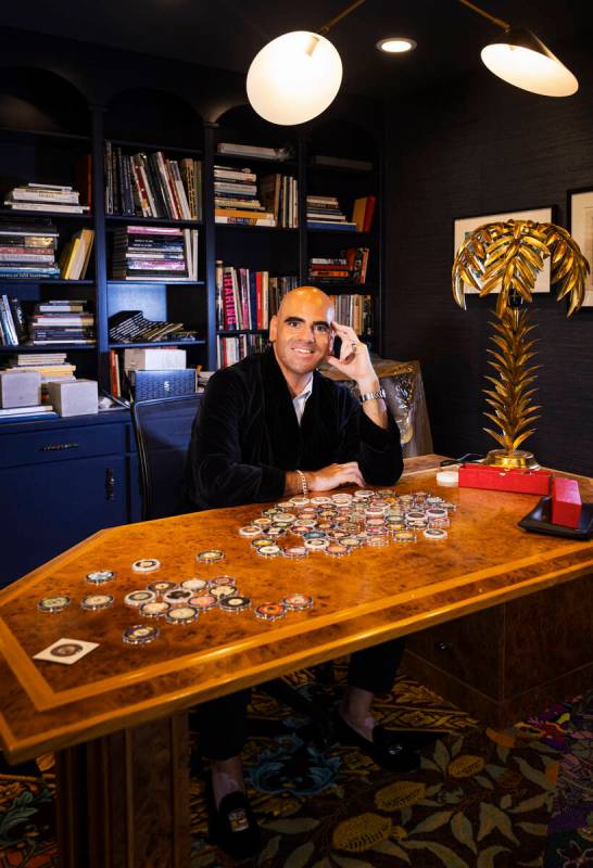 Ralph DeLuca, an art advisor and collector, poses for a portrait in his Scotch 80s home on Mond ...