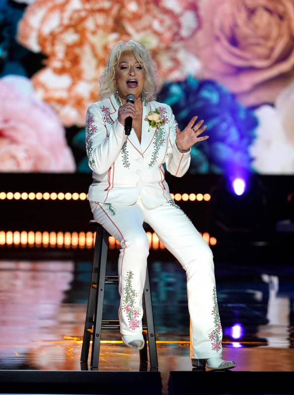 Tanya Tucker performs during CMT Smashing Glass on Thursday, Oct. 26, 2023, in Nashville, Tenn. ...