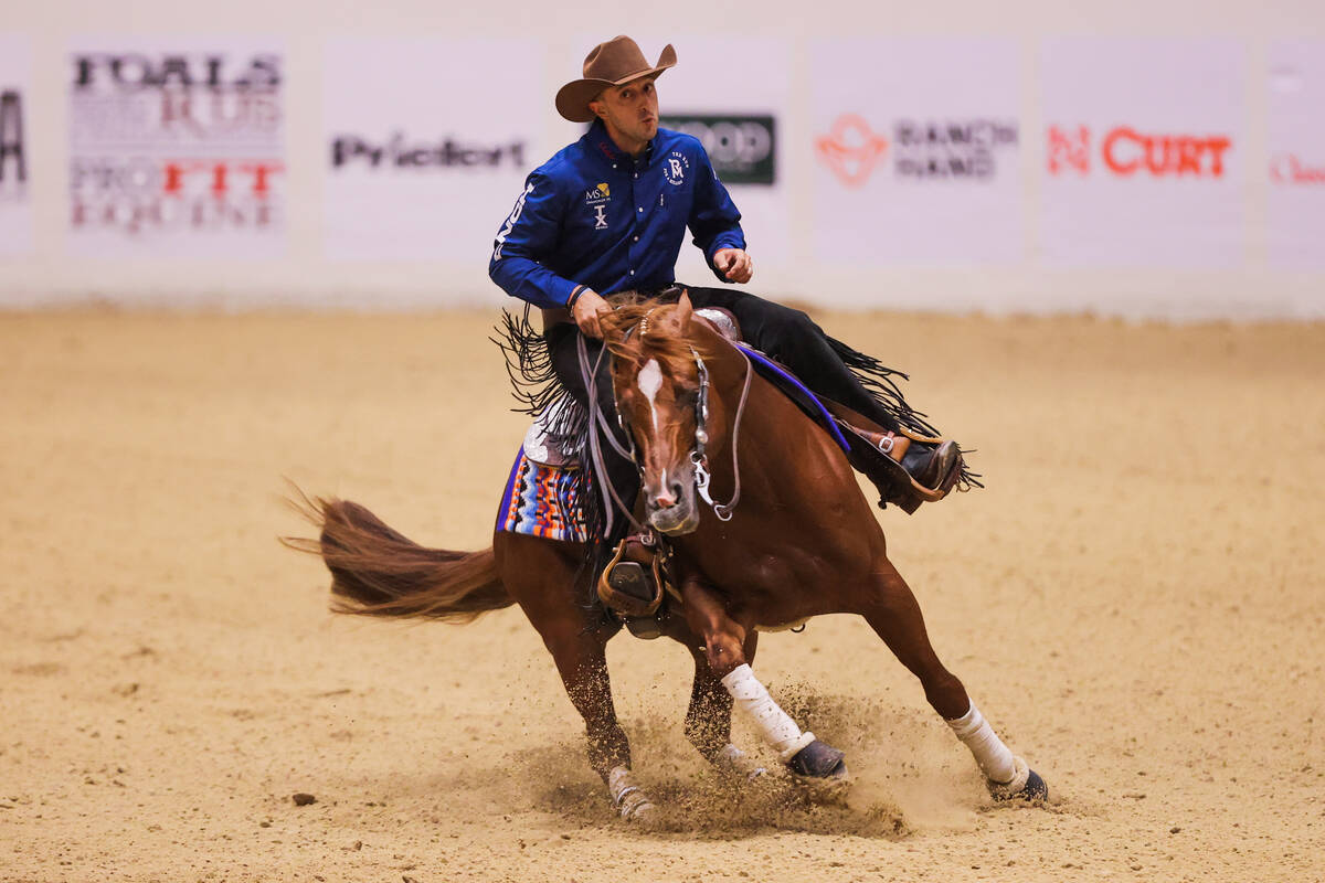 Francesco Martinotti rides Spooks Gotta Tinsel during The Run For A Million’s Million Dollar ...