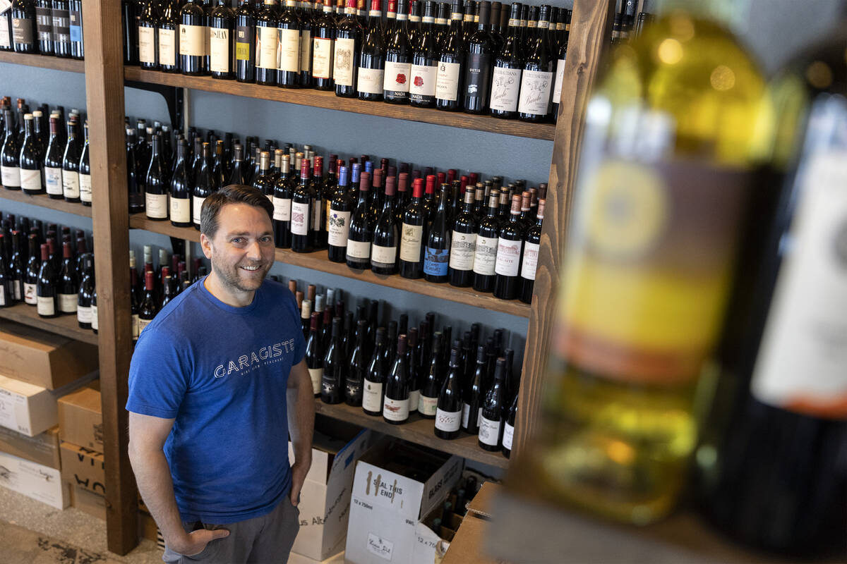 Sommelier and owner of Garagiste, Eric Prato, at the downtown wine bar and bottle shop on Wedne ...