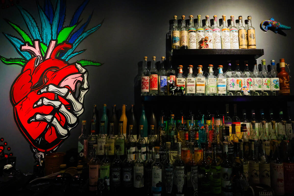 The Misterio Mezcal Bar is seen on Friday, Oct. 25, 2024, in Las Vegas. (Madeline Carter/Las Ve ...