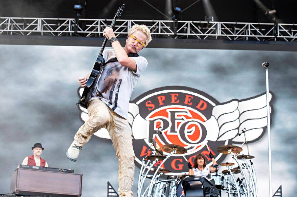 Kevin Cronin of REO Speedwagon performs during KAABOO 2019 at the Del Mar Racetrack and Fairgro ...