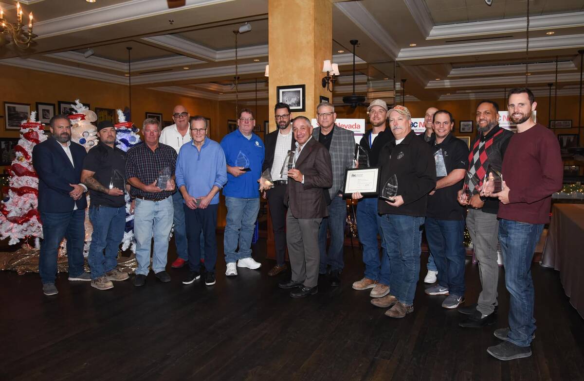 ABC Nevada hosted its 33rd annual Excellence in Construction safety recognition and awards lunc ...