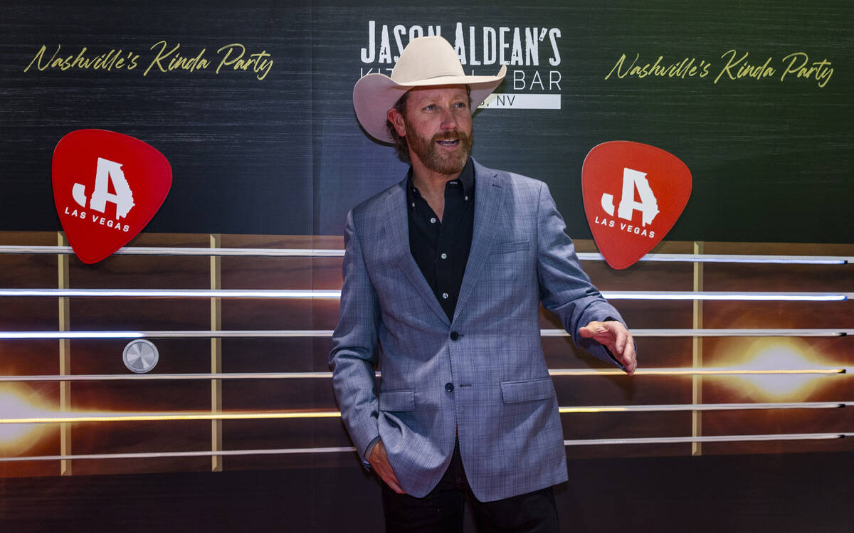 Chancey Williams walks the red carpet as Jason Aldean and the TC Restaurant Group celebrate the ...