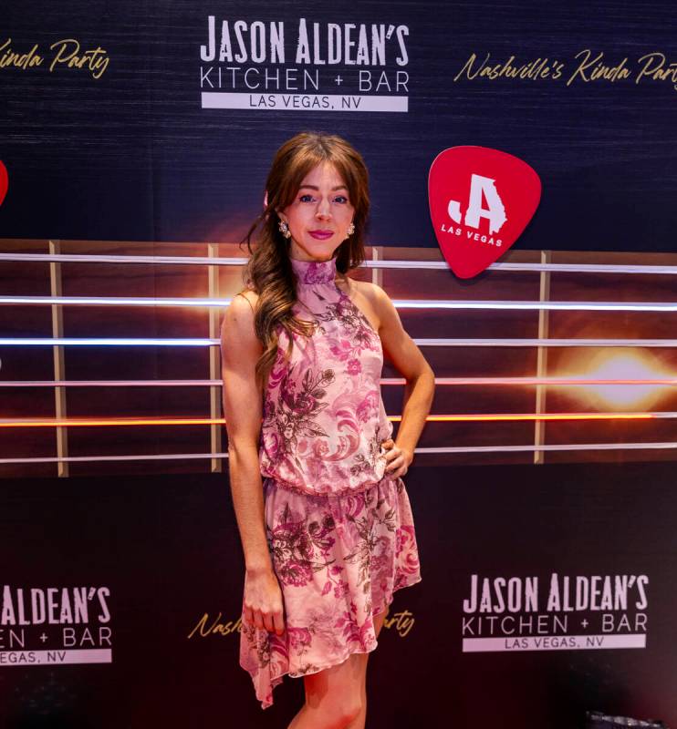 Lindsey Stirling walks the red carpet as Jason Aldean and the TC Restaurant Group celebrate the ...