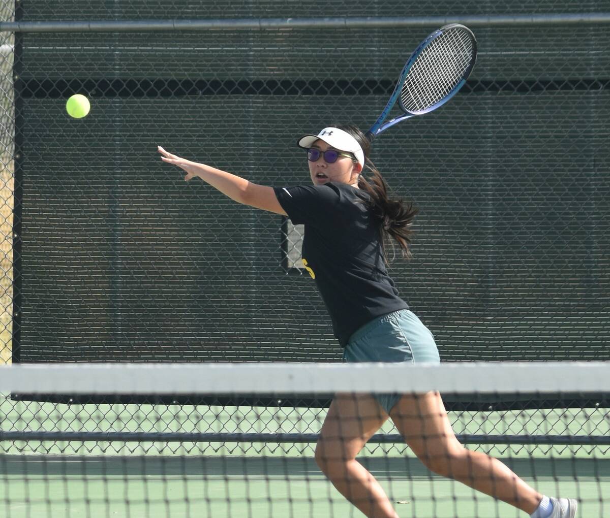 Clark's Giselle Yang is a member of the Nevada Preps All-Southern Nevada girls tennis team.