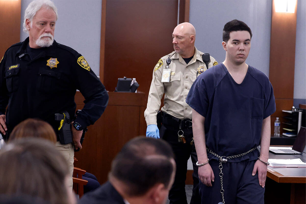 Chance Underwood, who pleaded guilty to two counts of open murder in the August 2019 shooting d ...