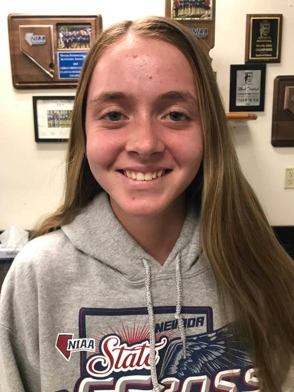 Coronado's Brooke Lynn Miler is a member of the Nevada Preps All-Southern Nevada girls cross co ...