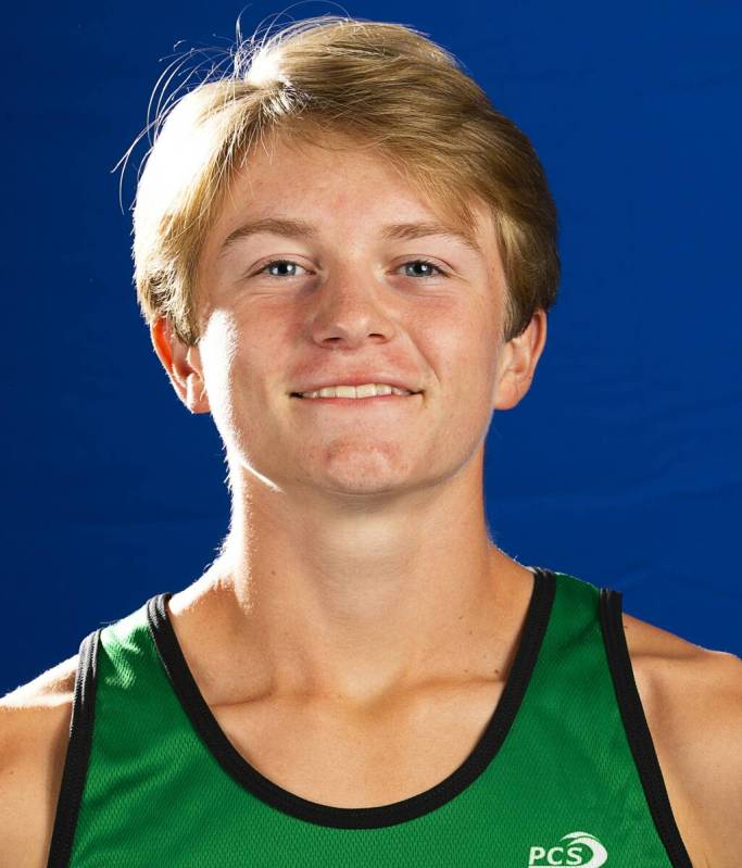 Green Valley's Andrew Poirier is a member of the Nevada Preps All-Southern Nevada boys cross co ...